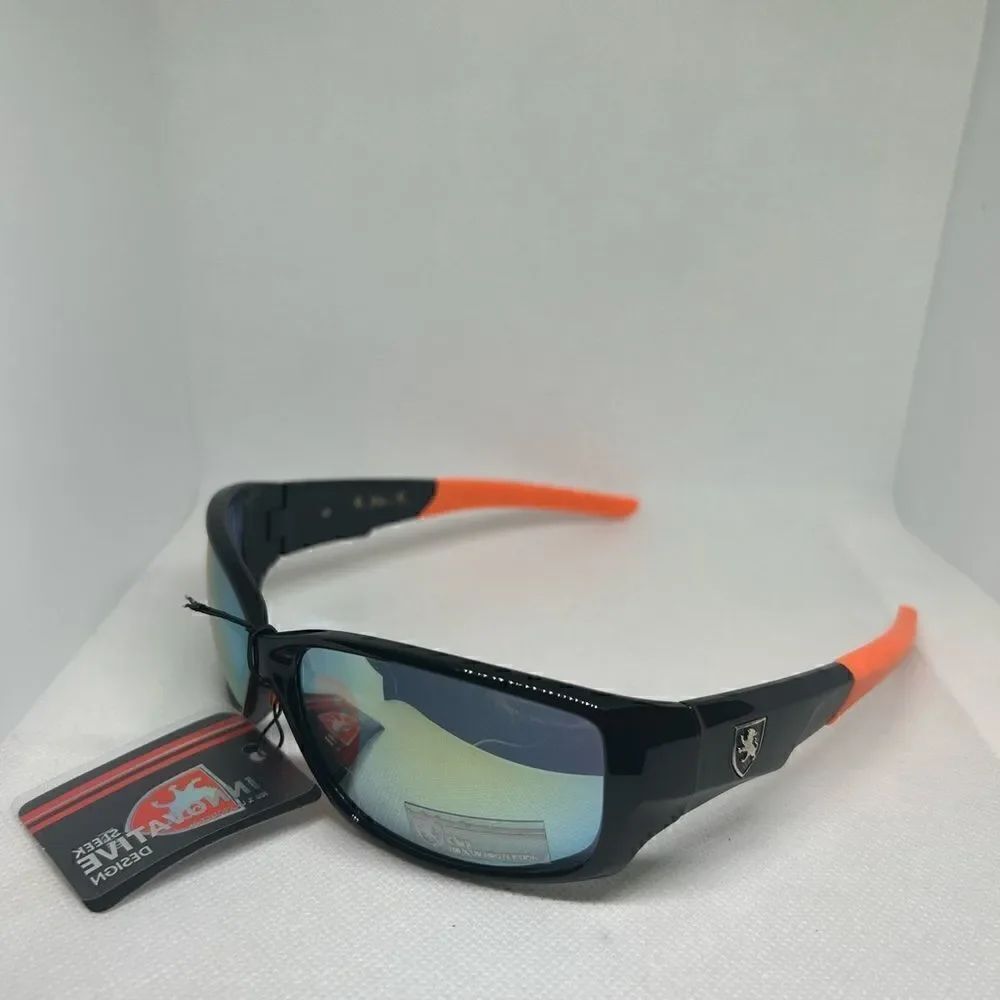 Khan Mens Mirrored Sunglasses  